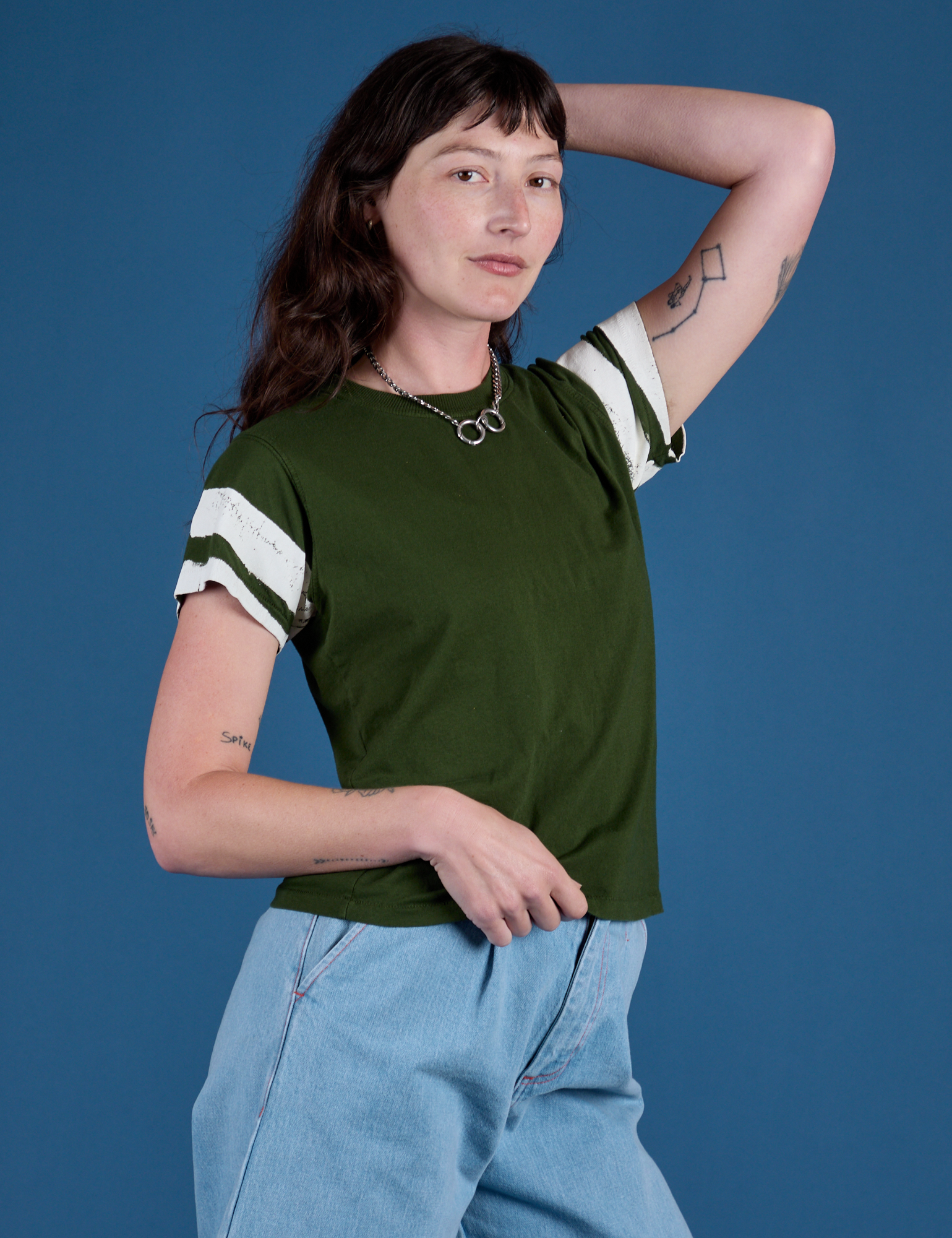 Painted Vintage Tee - Evergreen