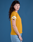 Painted Burly Tee - Mustard Yellow