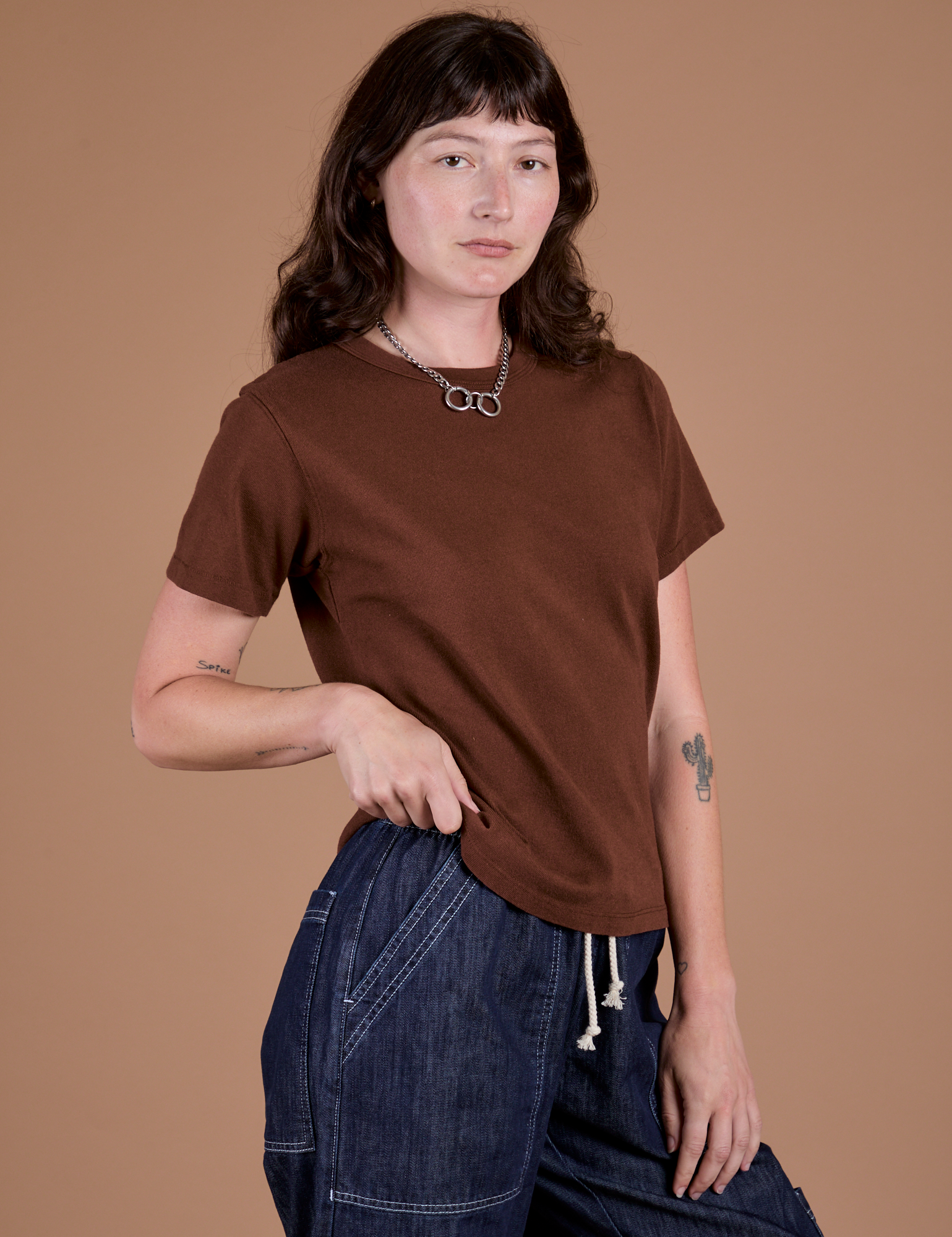 Burly Tee - Fudgesicle Brown