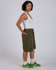 Drawstring Shorts - Surplus Green