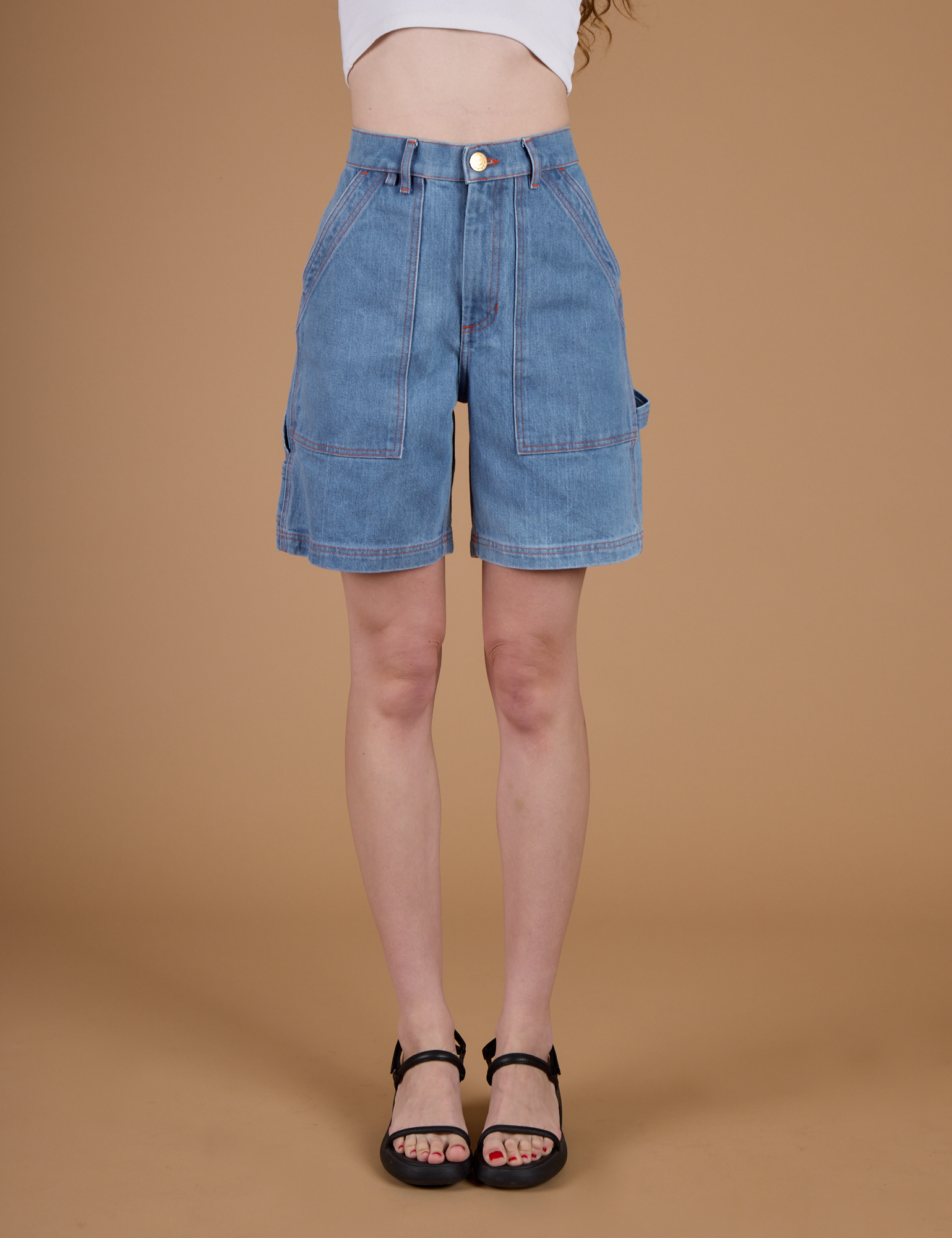 Carpenter Shorts - Medium Wash