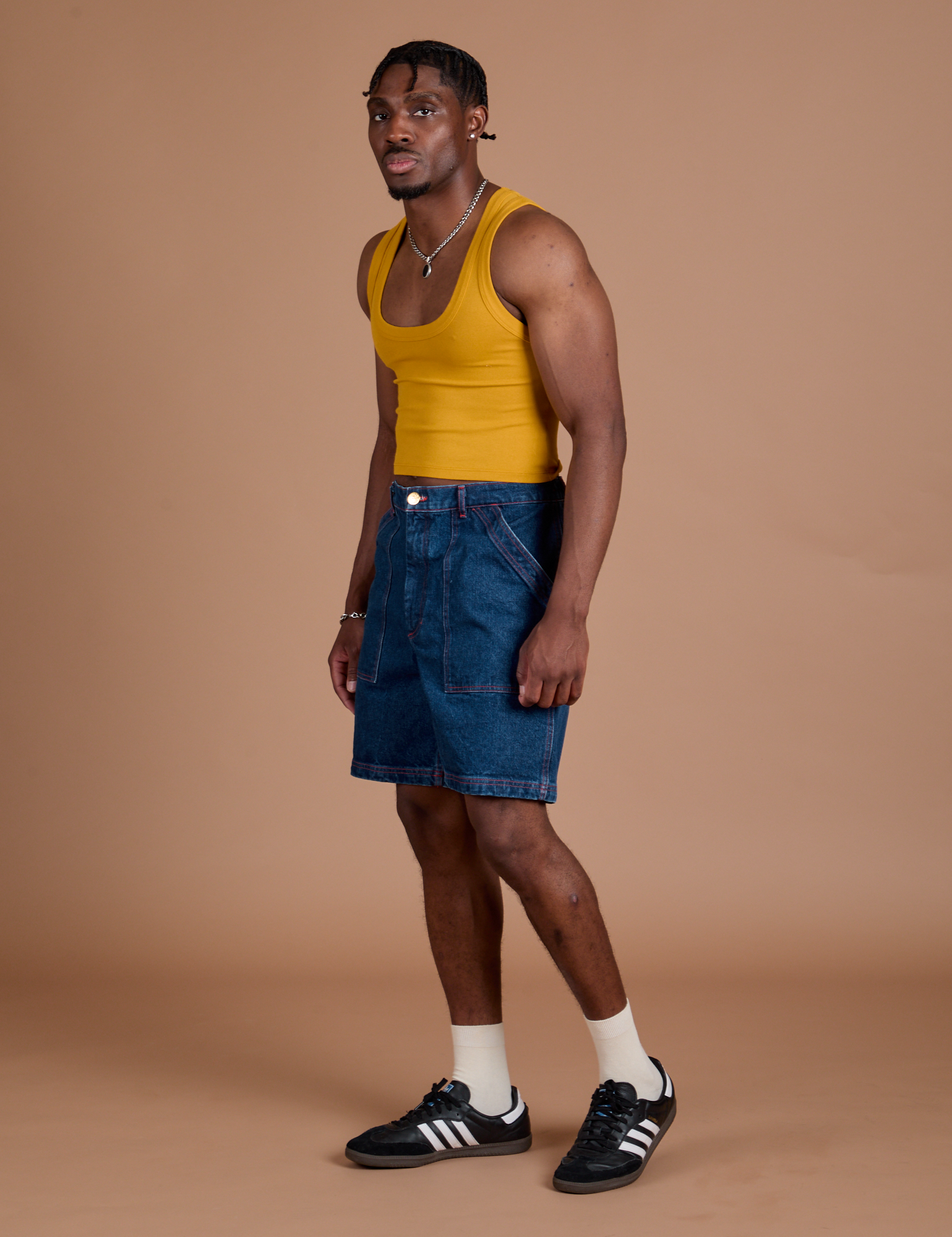 Carpenter Shorts - Dark Wash – BIG BUD PRESS