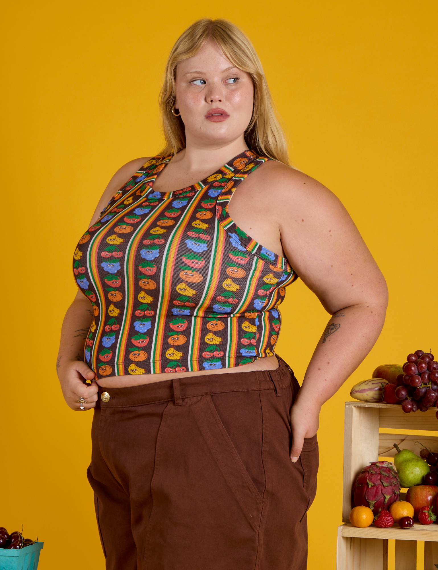 Racerback Tank - Fruit Fantasy