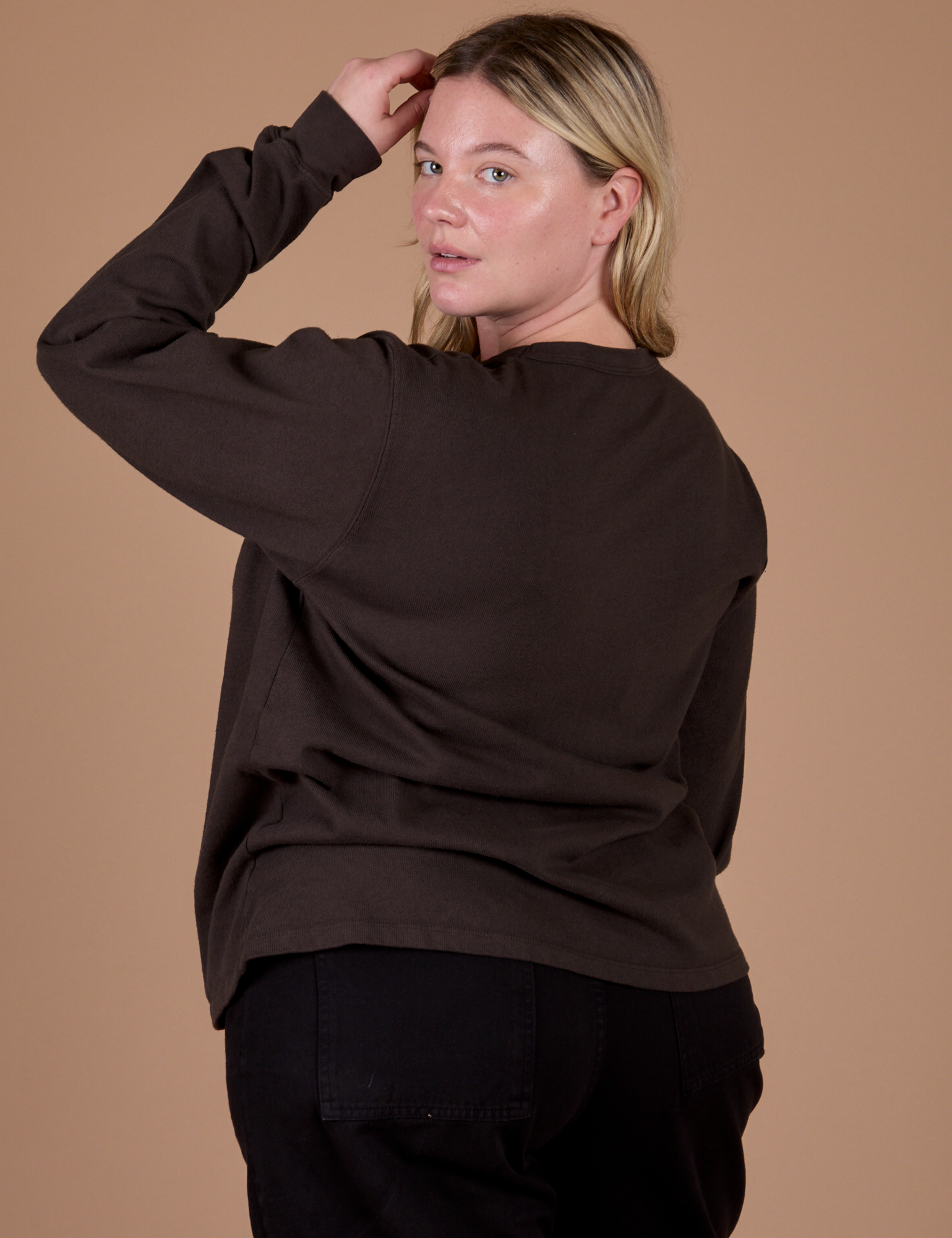 Long Sleeve Burly Tee - Espresso Brown