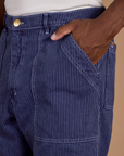 Railroad Denim Work Pants - Faded Grape Overdye