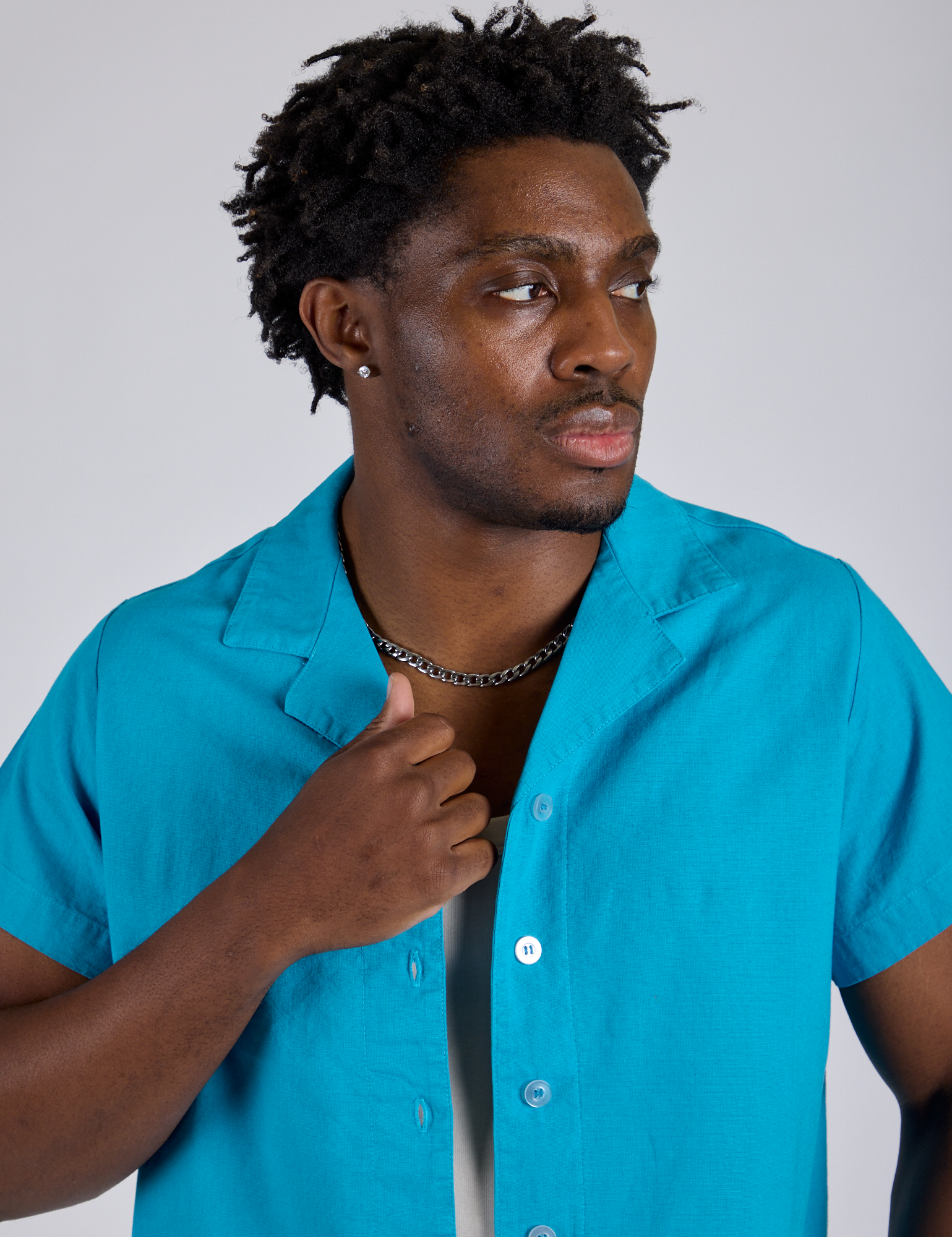 Pantry Button-Up - Hawaiian Blue