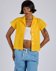 Pantry Button-Up - Sunshine Yellow