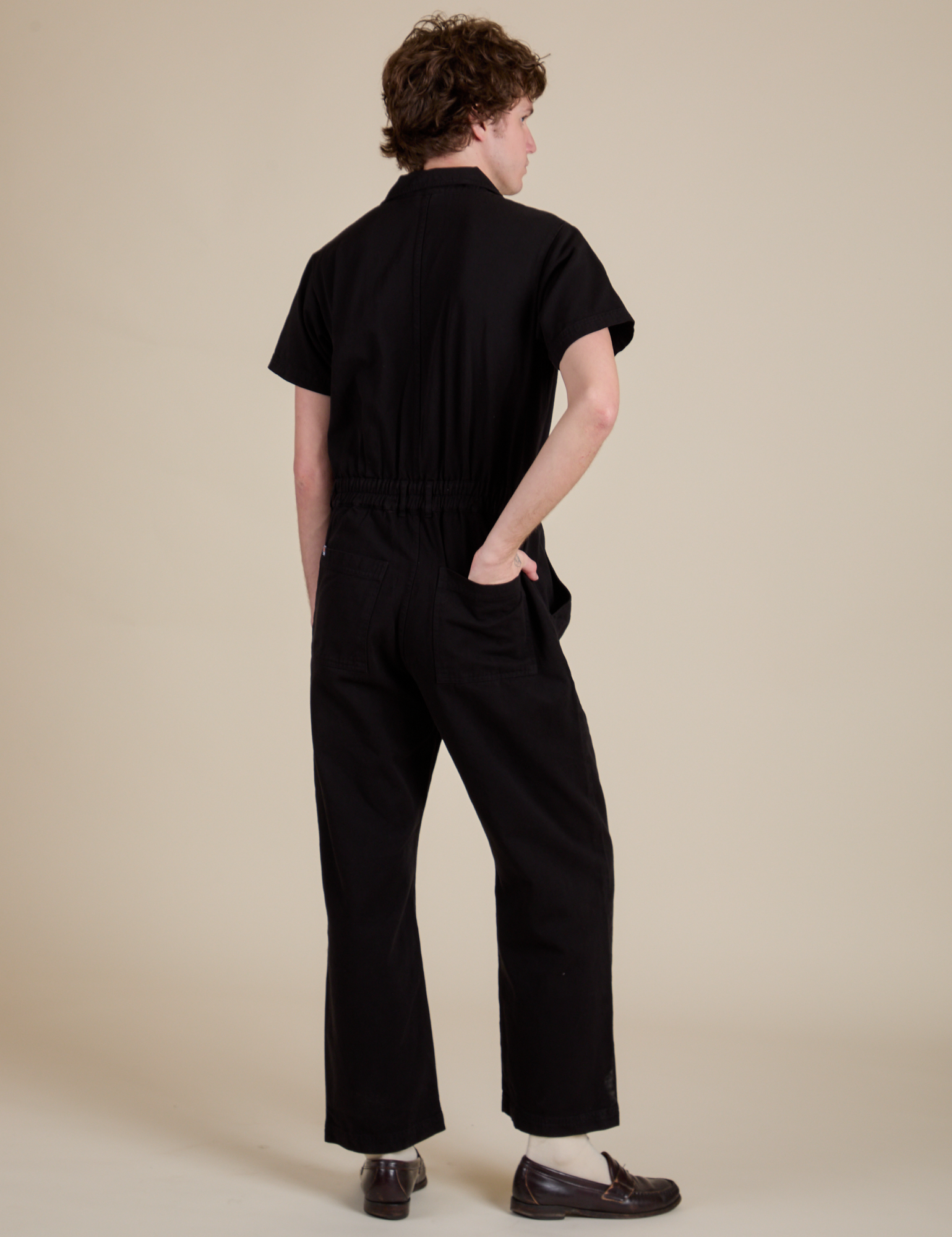 Short Sleeve Jumpsuit - Basic Black – BIG BUD PRESS