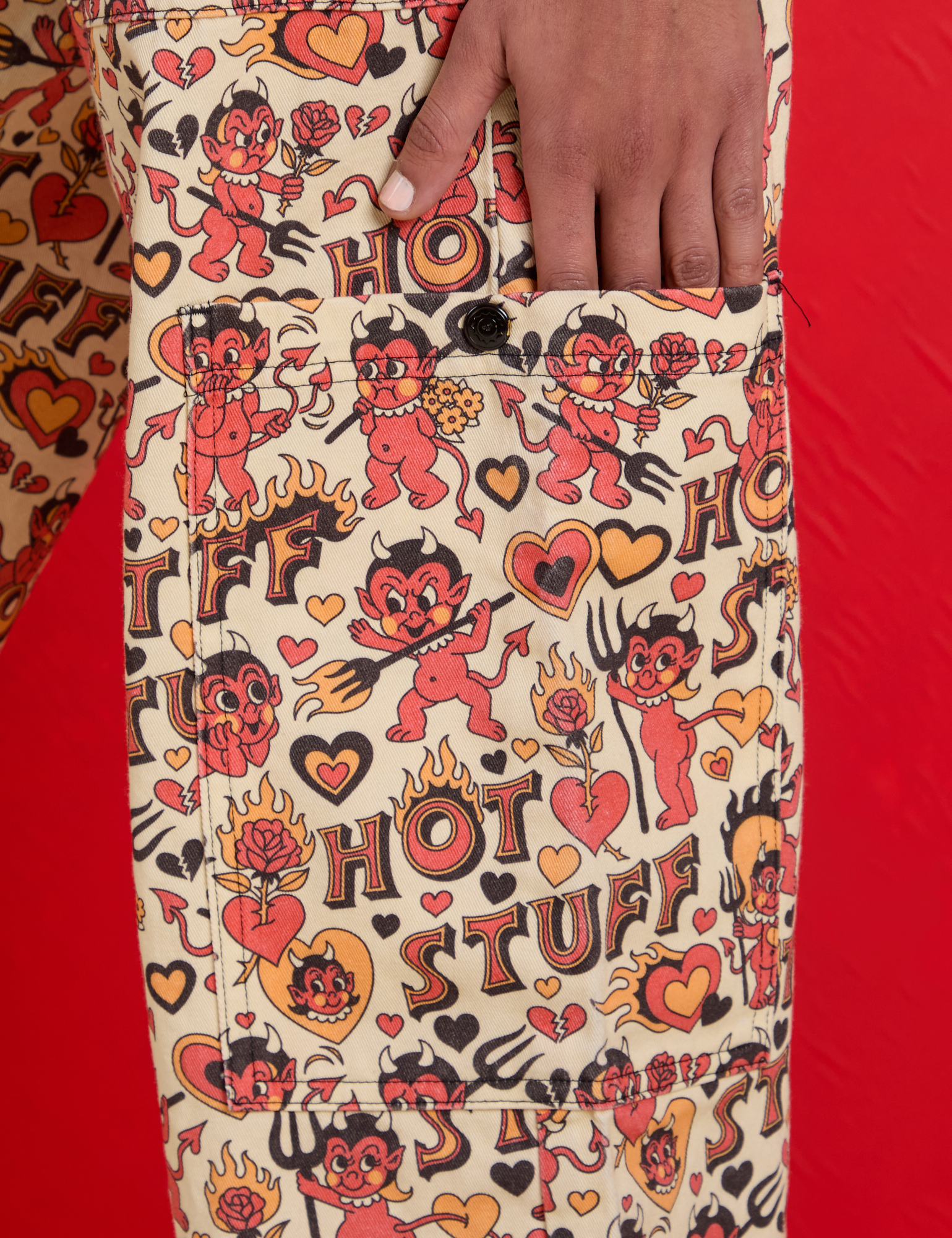 Hot Stuff Drop Pocket Cargo Pants