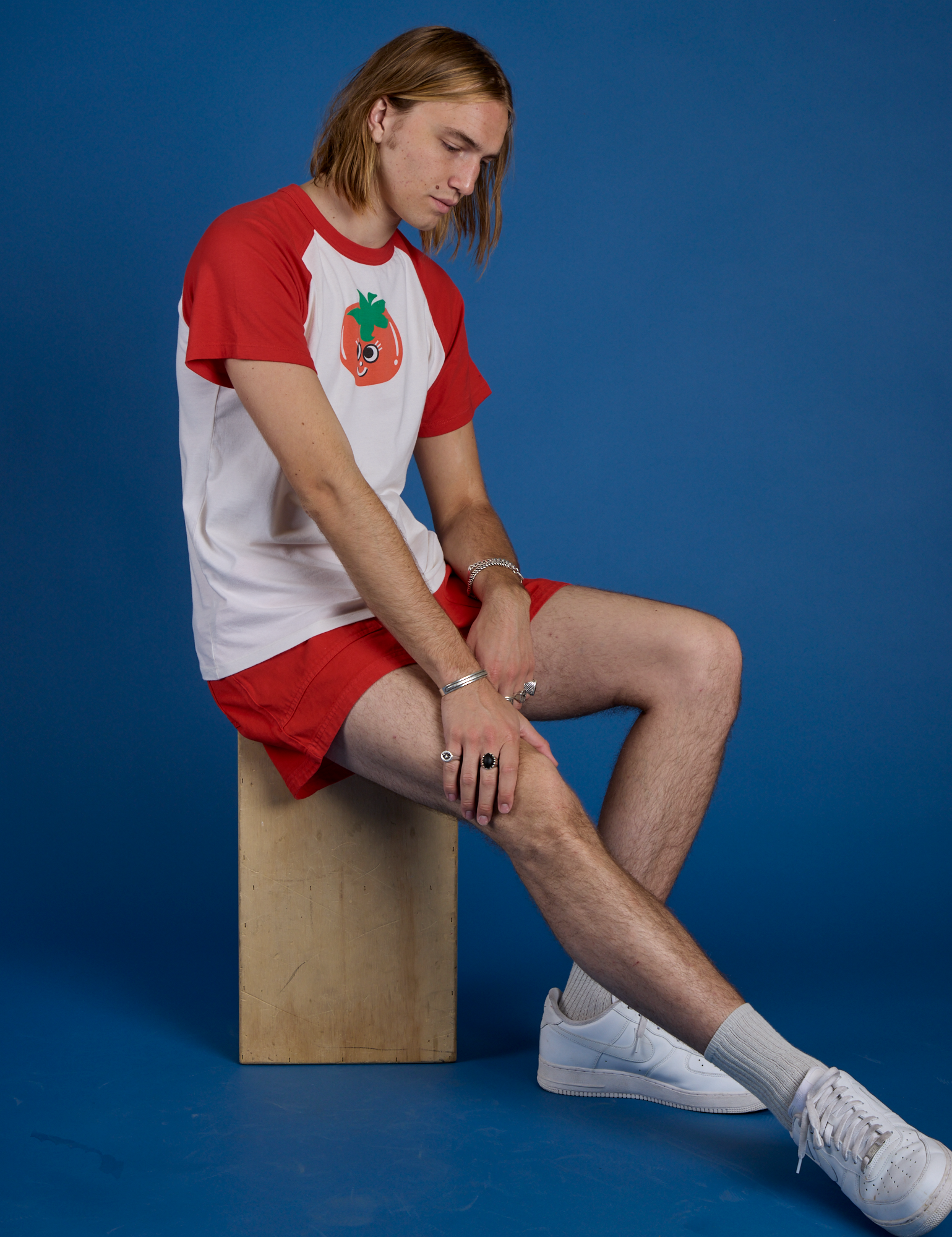 Produce Raglan Tee - Tomato