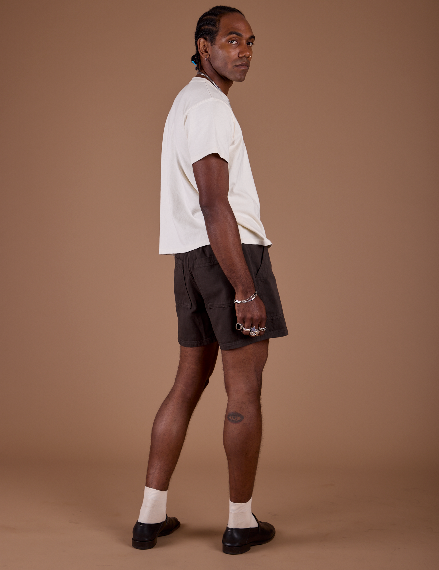Classic Work Shorts - Espresso Brown