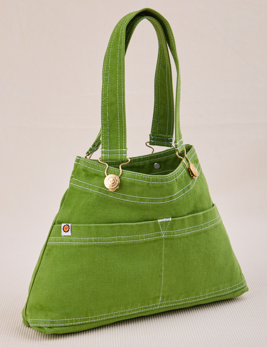 Overall Handbag in Bright Olive