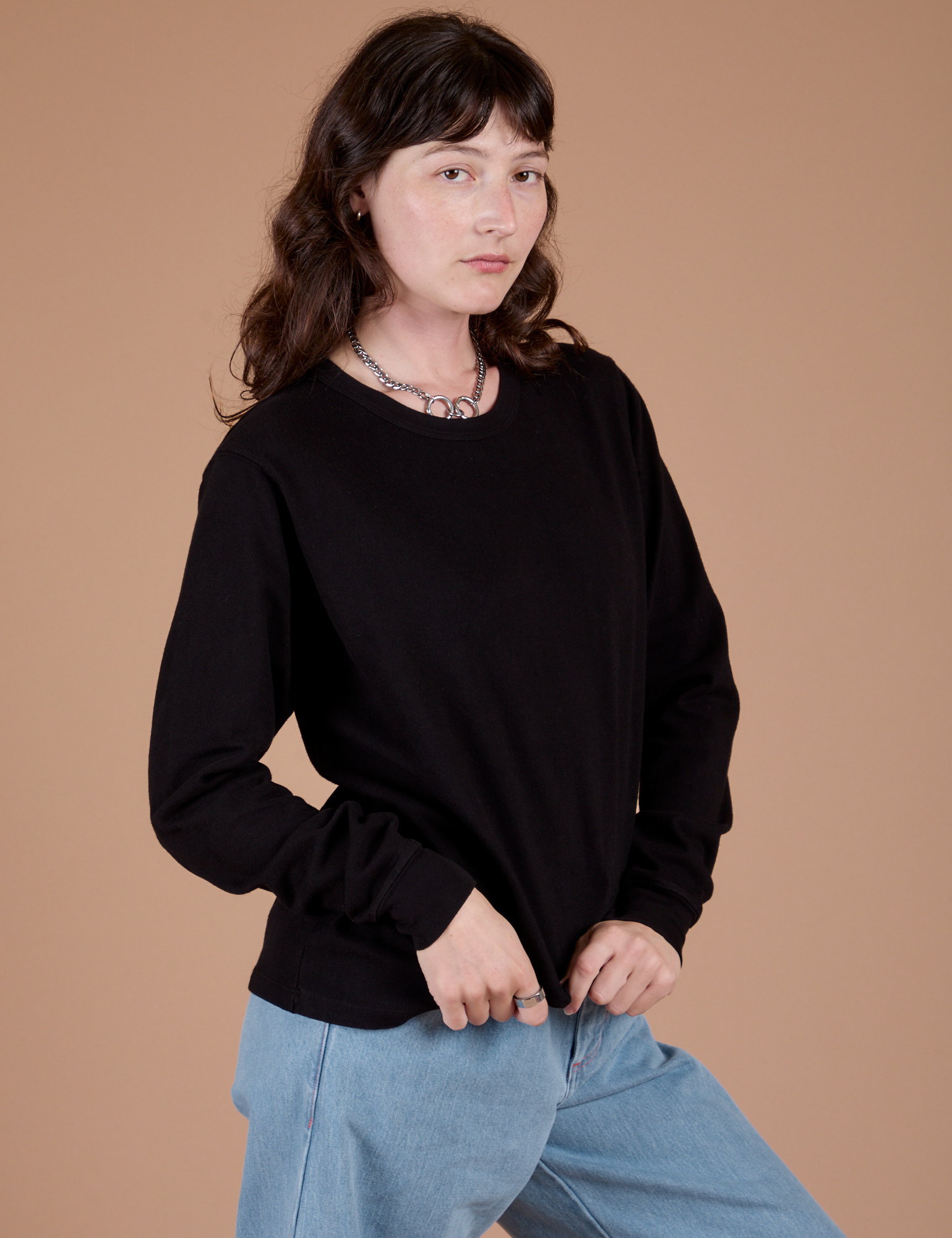 Long Sleeve Burly Tee - Basic Black