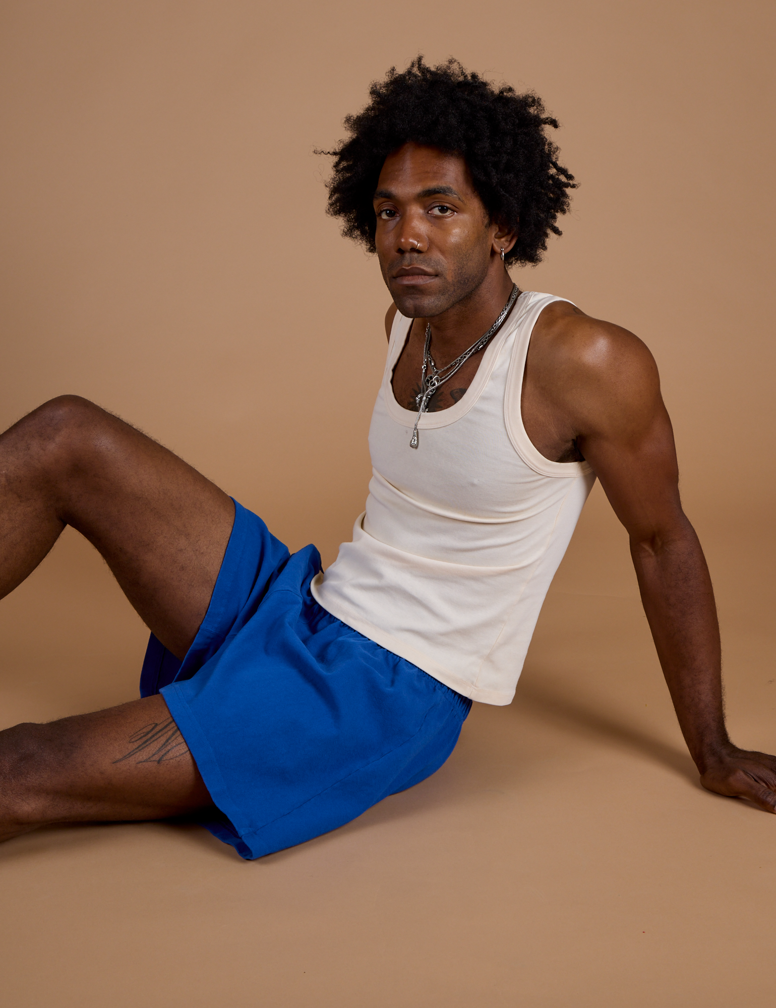 TRY-A-STYLE - Athletic Shorts - Royal Blue *FINAL SALE*