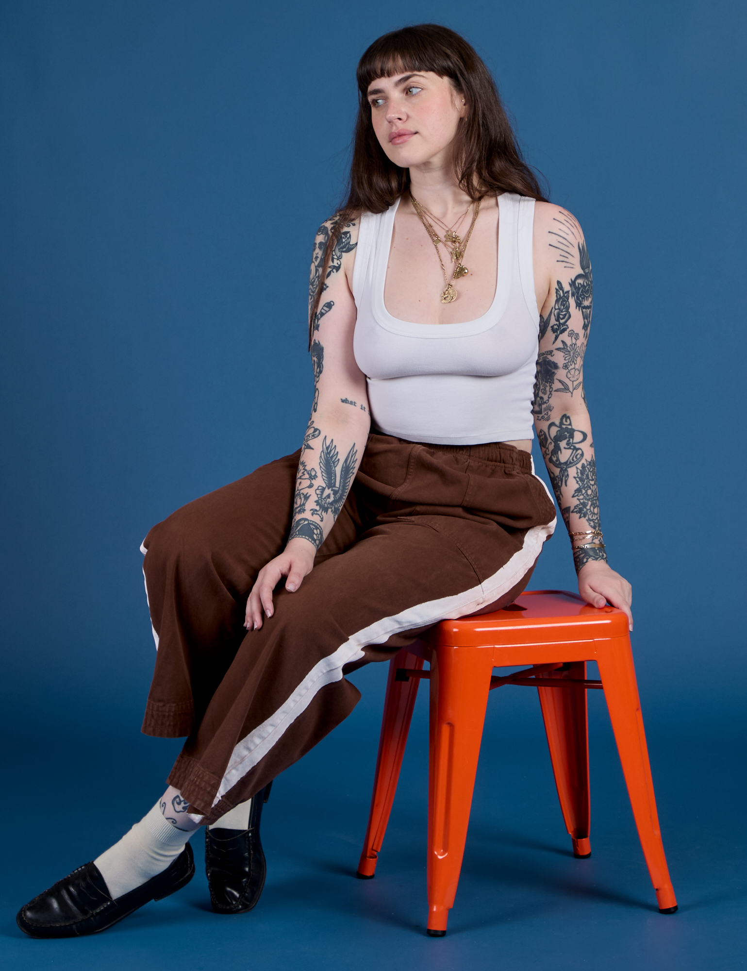 Painted Action Pants - Fudgesicle Brown – BIG BUD PRESS