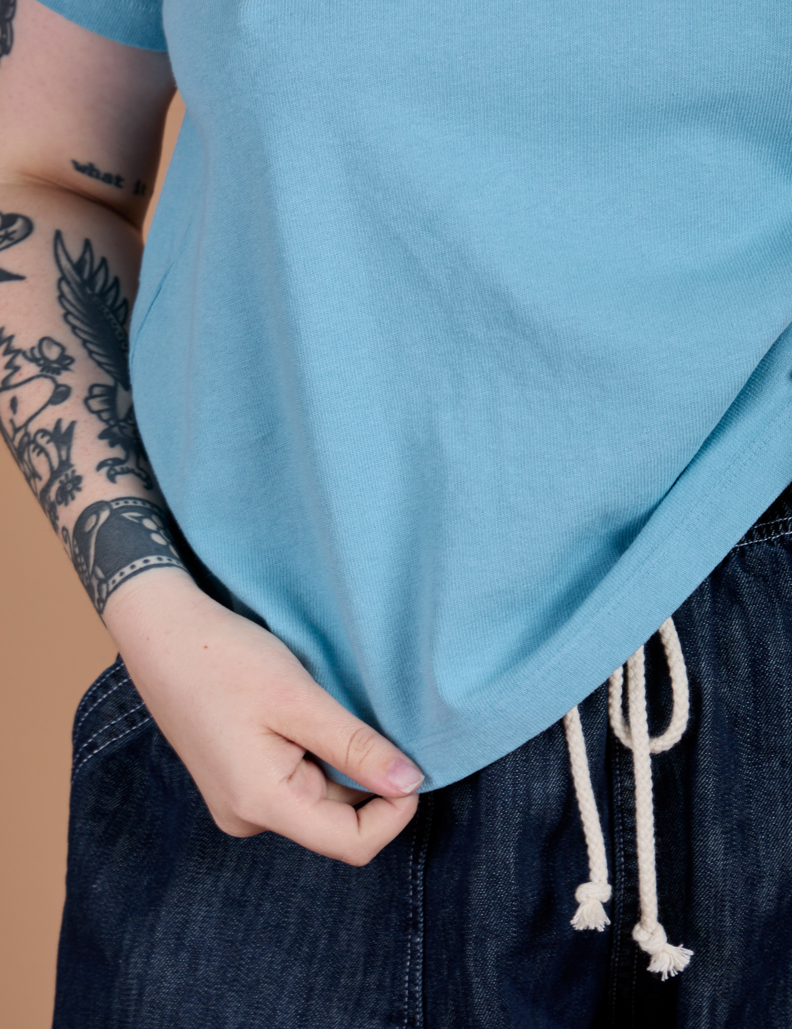 Burly Tee - Baby Blue