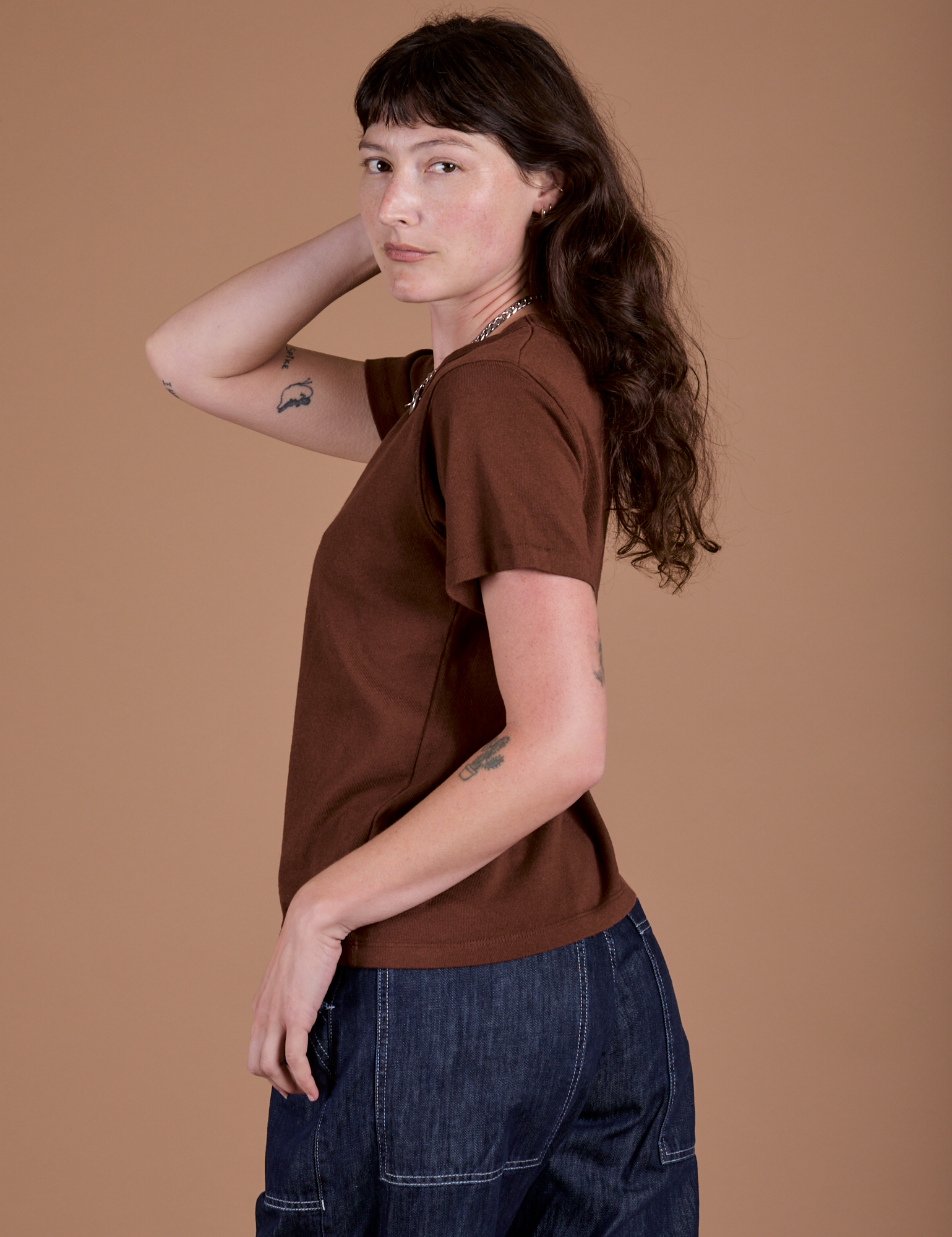Burly Tee - Fudgesicle Brown