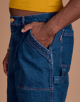Carpenter Shorts - Dark Wash