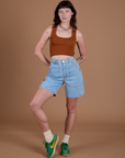 Carpenter Shorts - Light Wash