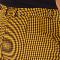 Checker Trousers - Yellow