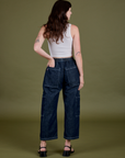 TRY-A-STYLE - Denim Drop Pocket Pants - Dark Wash *FINAL SALE*