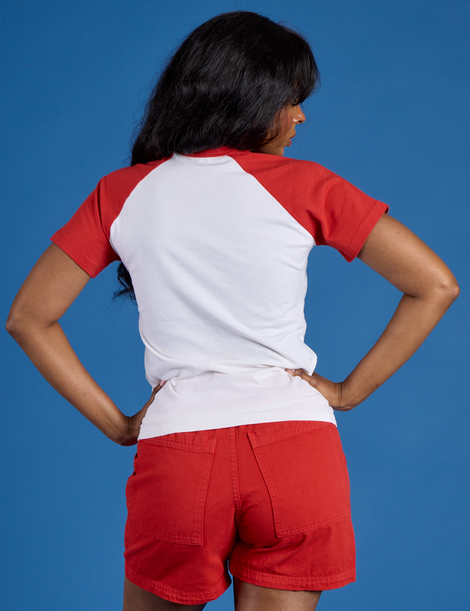 Produce Raglan Tee - Cherry