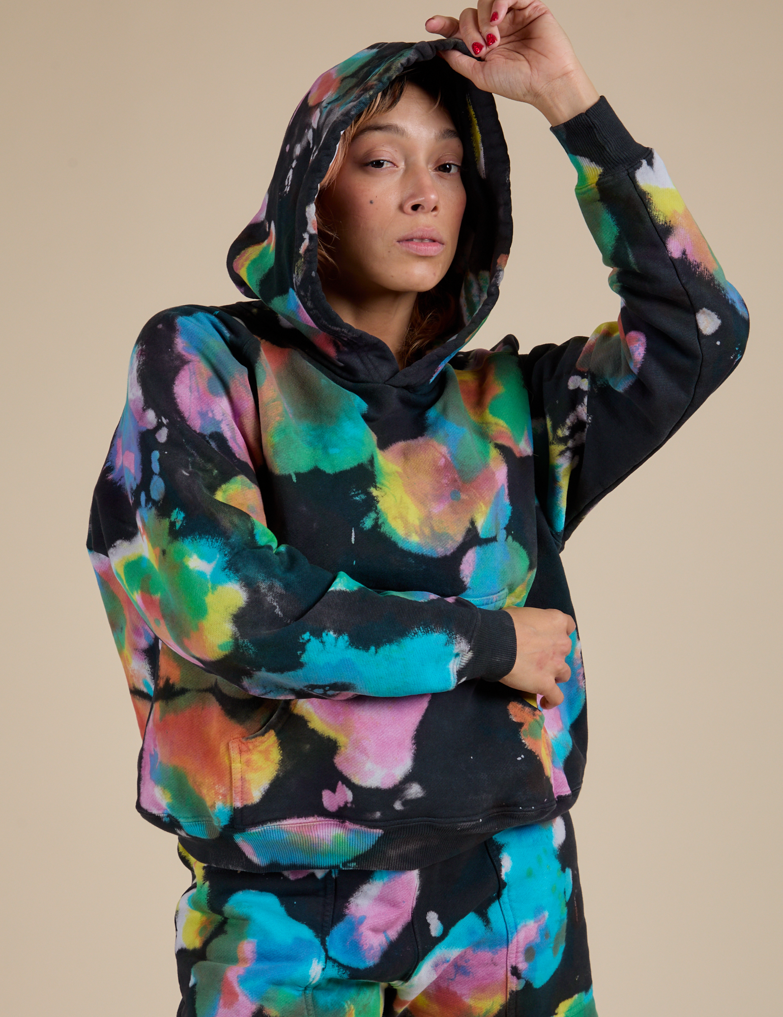 Heavyweight Oversized Hoodie - Rainbow Magic Waters