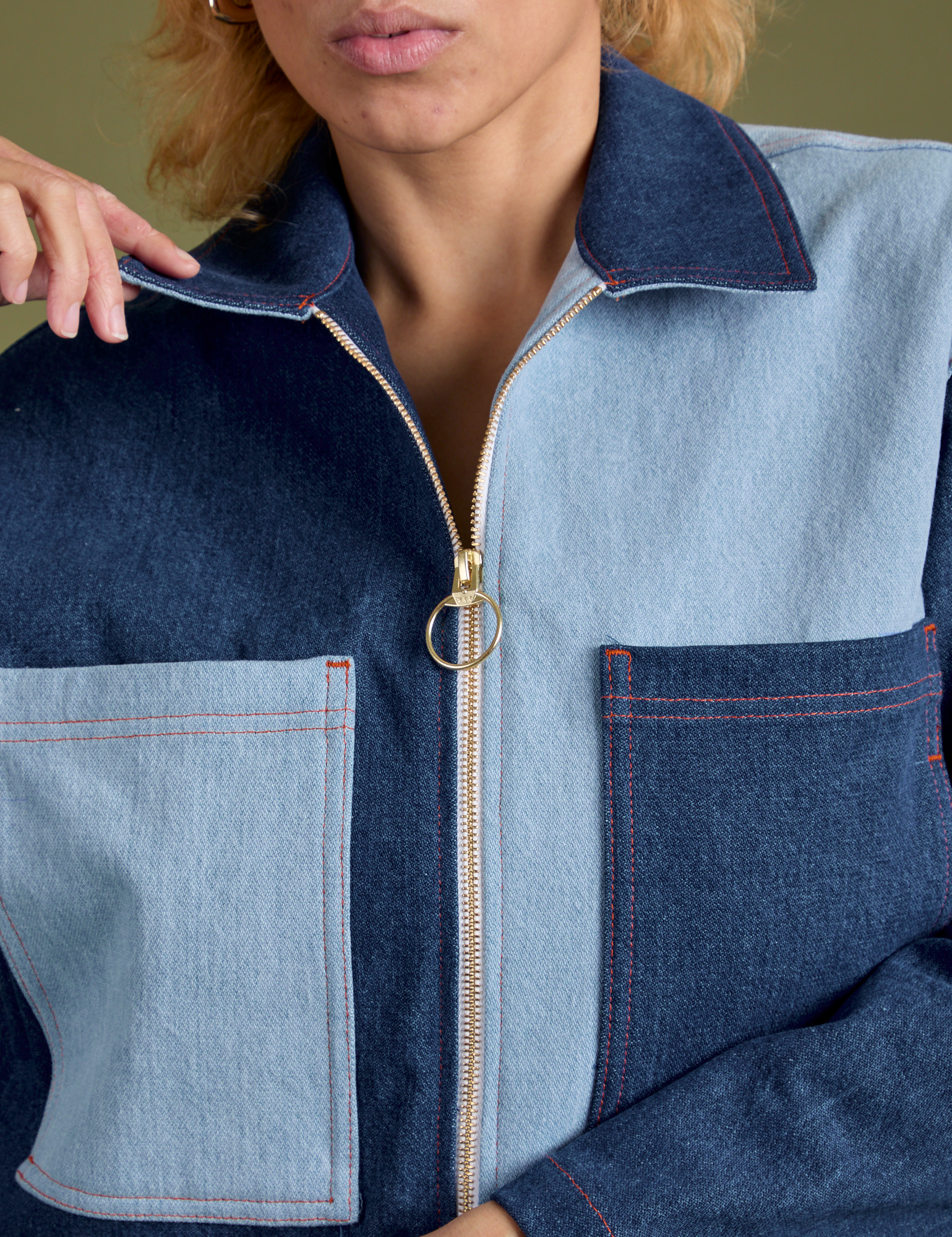 Mechanic Jacket - Mismatched Denim