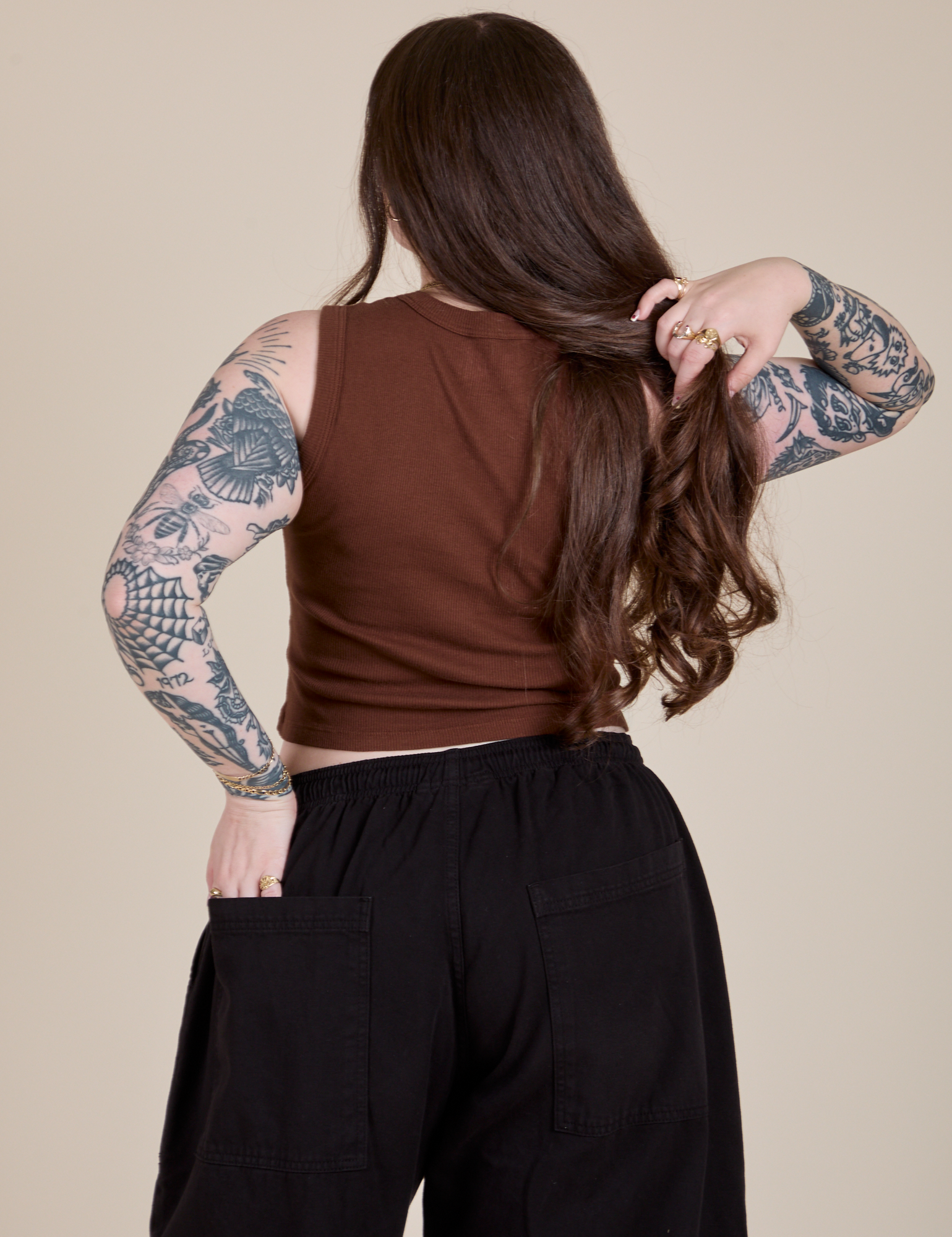 Muscle Tee - Fudgesicle Brown