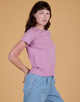The Organic Vintage Tee - Lilac Purple