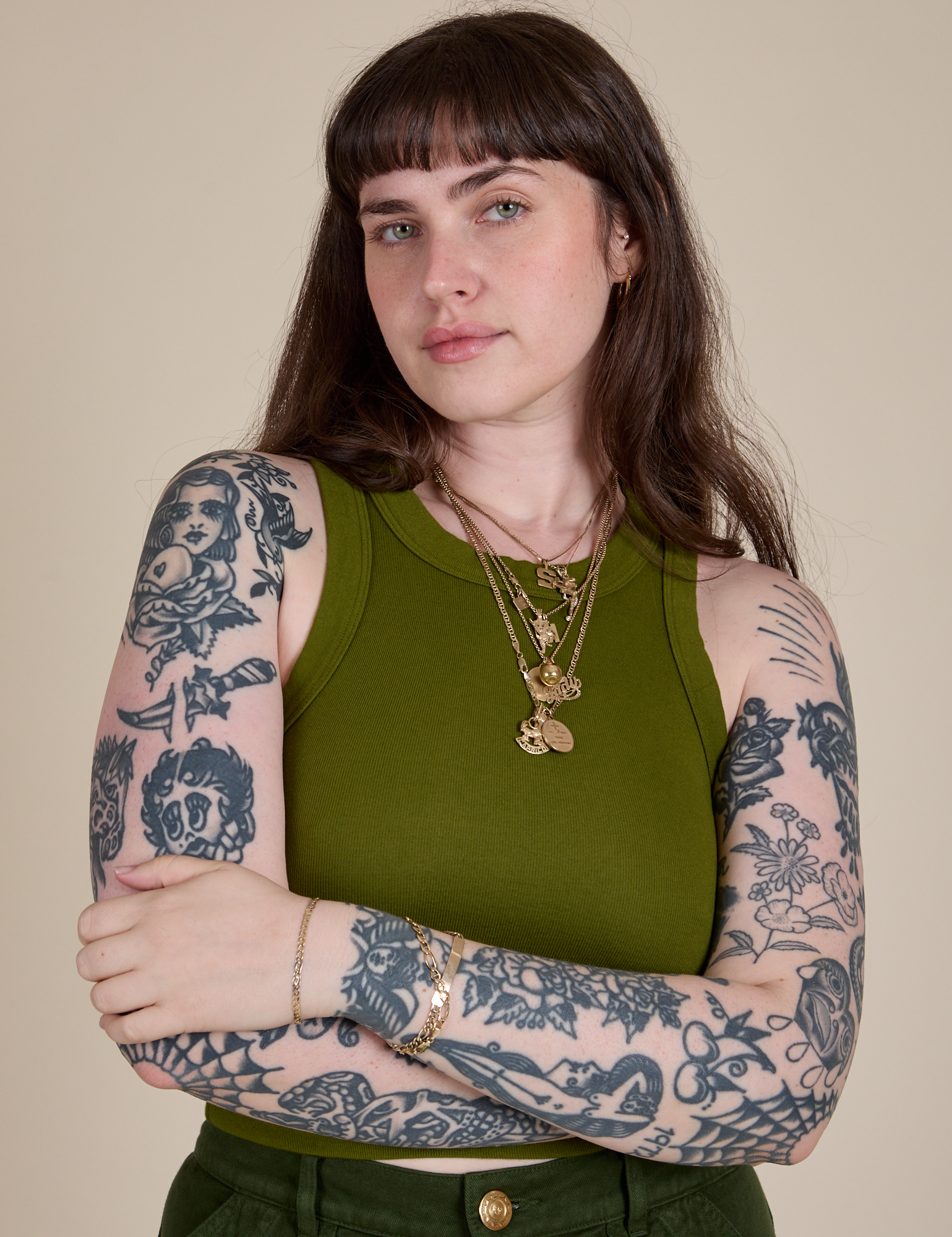 Racerback Tank - Summer Olive