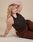 Racerback Tank - Espresso Brown