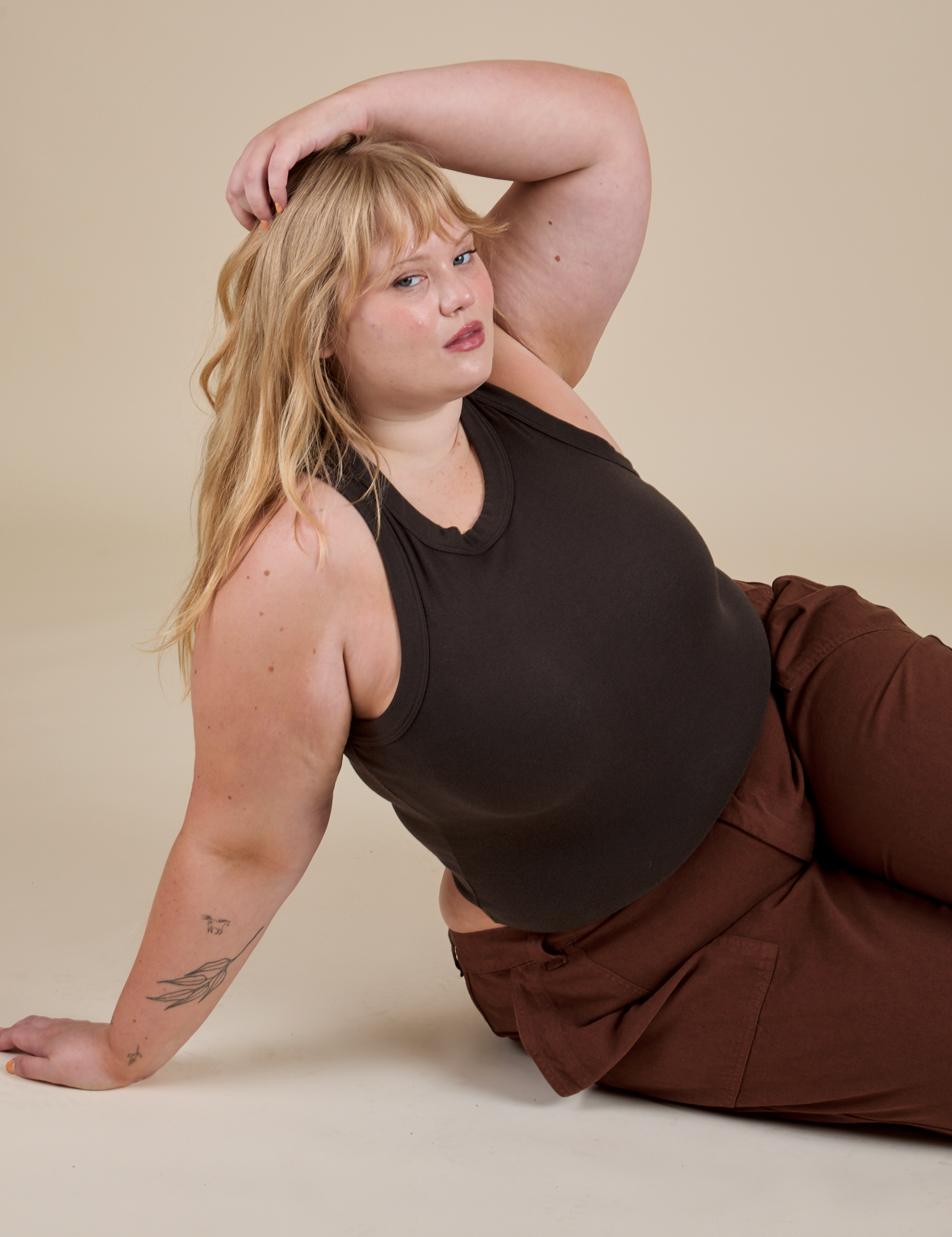 Racerback Tank - Espresso Brown