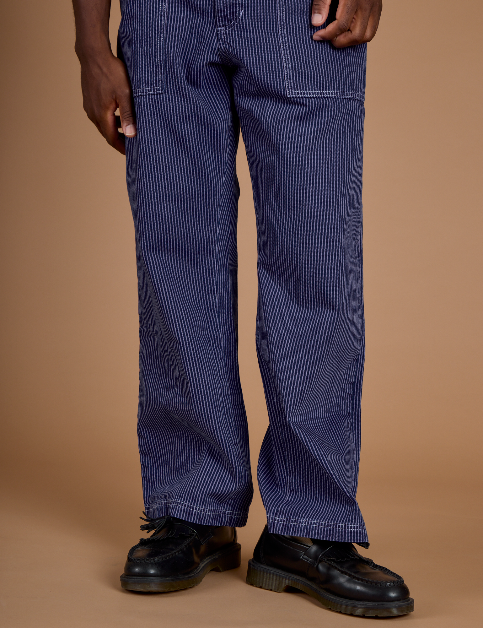 Railroad Denim Work Pants - Faded Grape Overdye