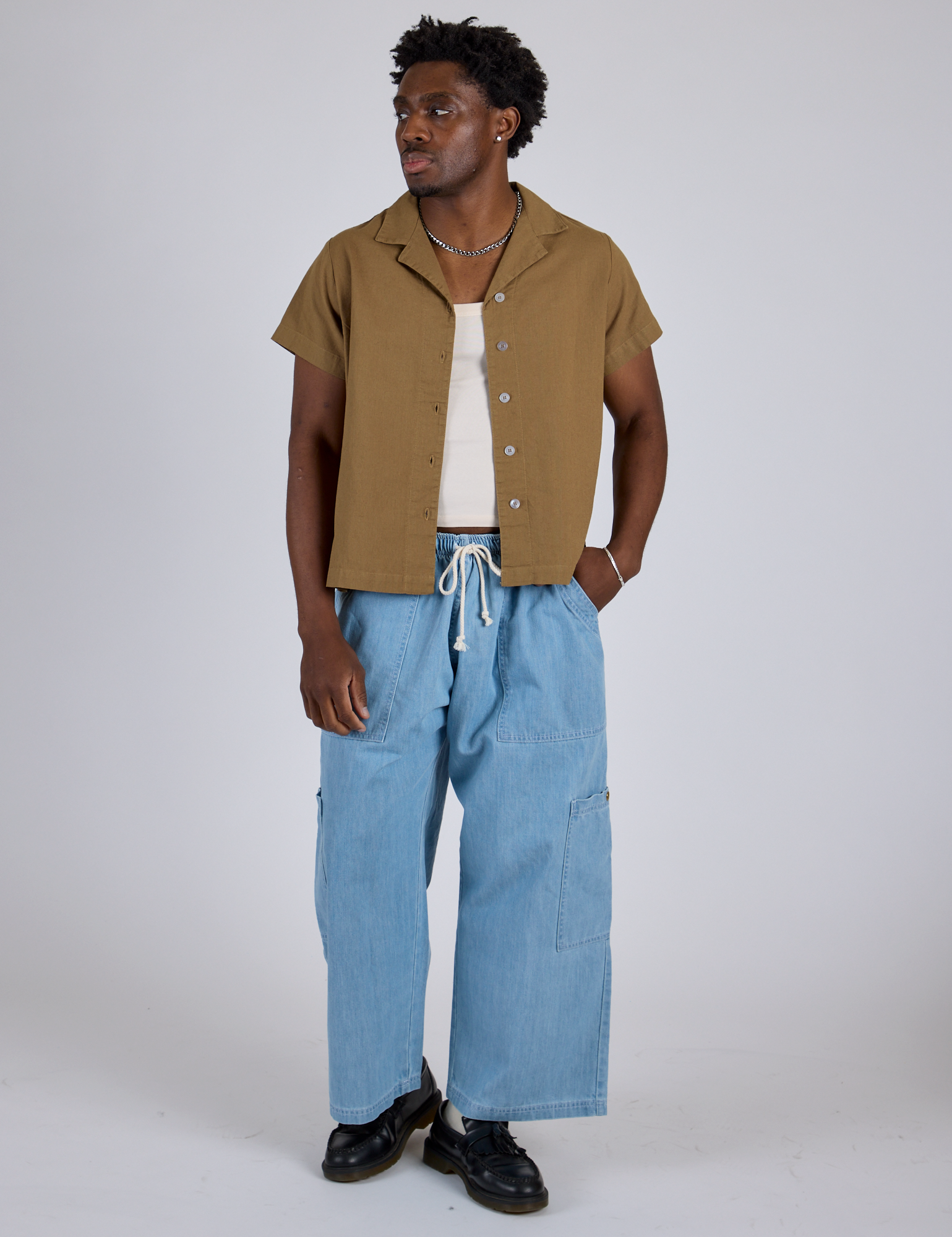 Pantry Button-Up - Desert Brown