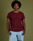 Vintage Ringer Tee - Red Wine