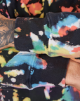 Rainbow Magic Waters Crew sleeve cuff close up on Jesse
