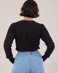 Honeycomb Thermal in Basic Black back view on Soraya