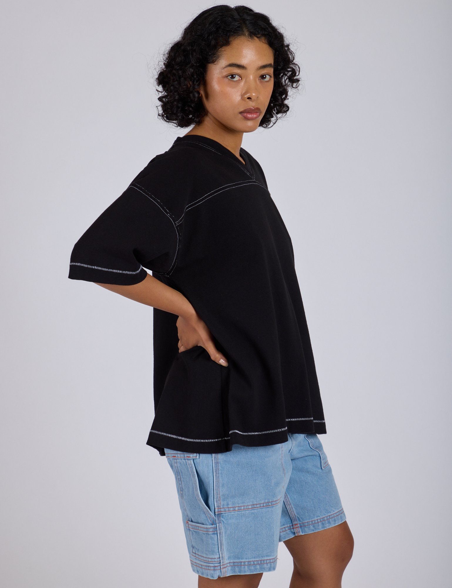 Burly Jersey - Basic Black