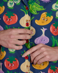 Veggie Village Pantry Button-Up