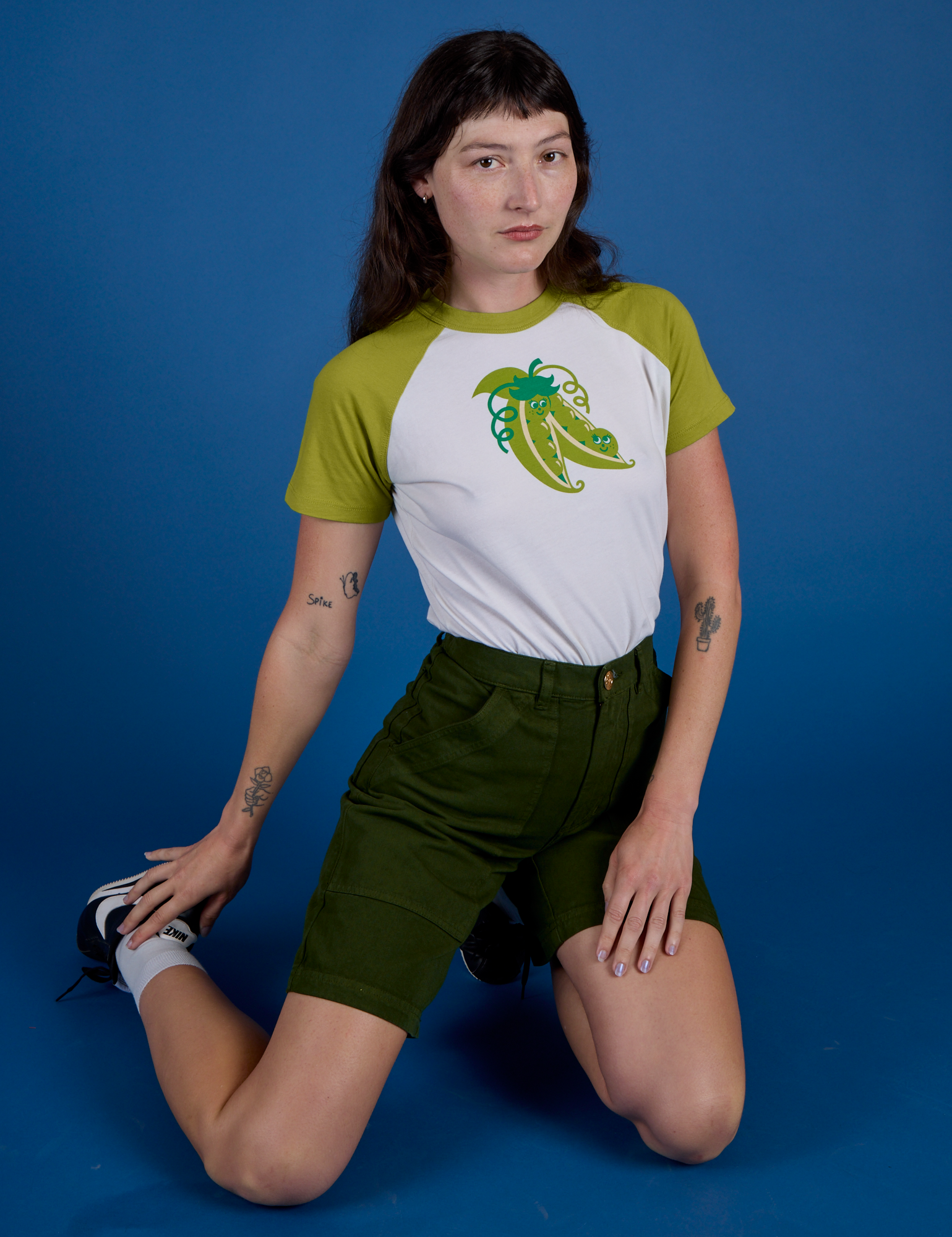 Produce Raglan Tee - Snap Peas – BIG BUD PRESS