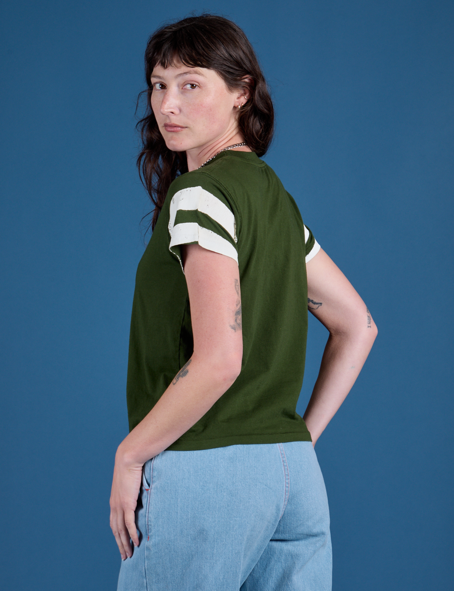 Painted Vintage Tee - Evergreen