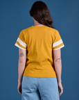 Painted Burly Tee - Mustard Yellow