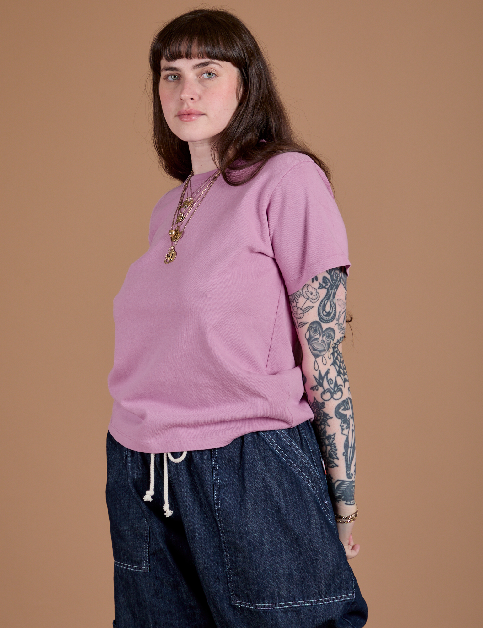 Burly Tee - Lilac Purple