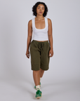Drawstring Shorts - Surplus Green