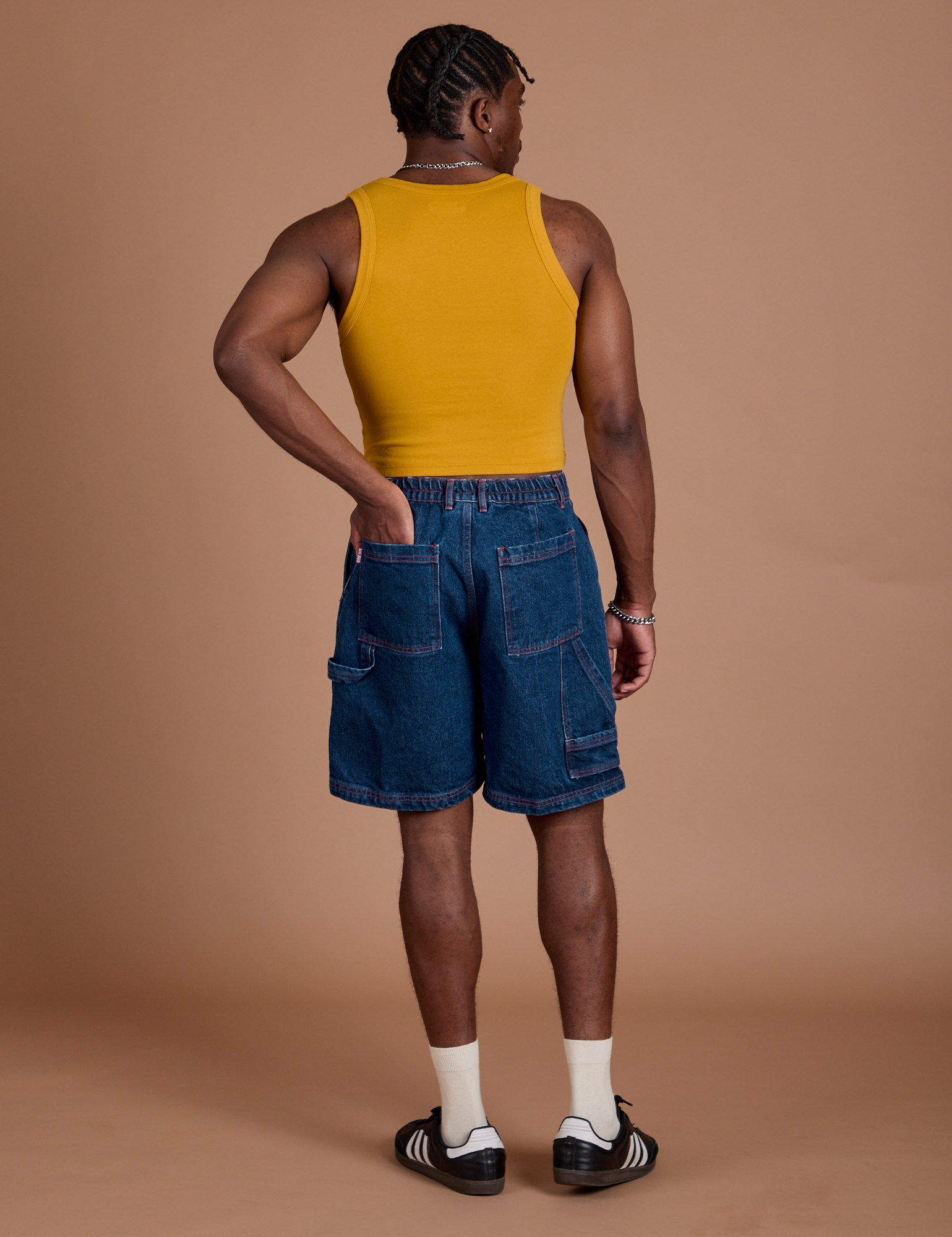 Carpenter Shorts - Dark Wash – BIG BUD PRESS