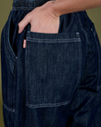 TRY-A-STYLE - Denim Drop Pocket Pants - Dark Wash *FINAL SALE*