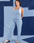 Tiara is wearing Indigo Denim Original Overalls in Light Wash