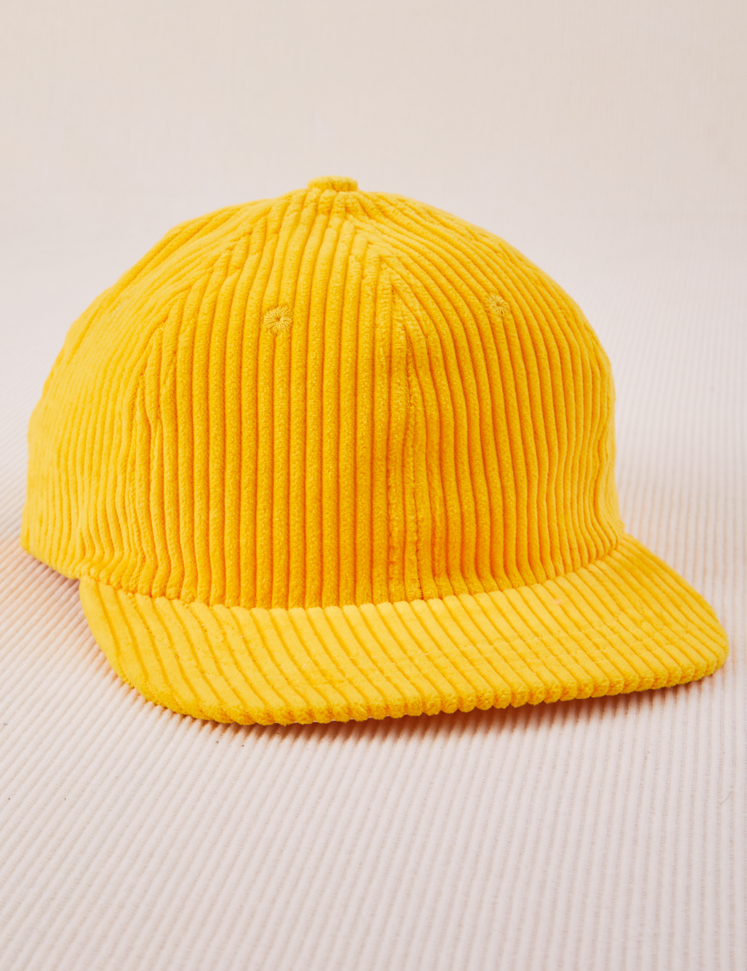 Dugout Corduroy Hat in Sunshine Yellow