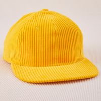 Dugout Corduroy Hat in Sunshine Yellow